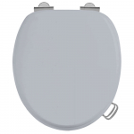 Burlington Wood Soft Close Toilet Seat & Cover Matt Grey S46