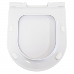 BagnoDesign Koy Slim Soft Close Toilet Seat And Cover White BDS-KOY-330S-C-WH