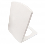 Sottini Fusaro Thin Standard Close Quick Release Toilet Seat & Cover White T360001