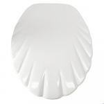 Celmac Neptune Shell Standard Close Toilet Seat & Cover With Plastic Hinge Bottom Fixing Pergamon SNE11PG
