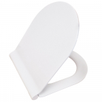 BagnoDesign Koy Slim Soft Close Toilet Seat And Cover White BDS-KOY-330S-C-WH