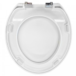 Azzurra Full 48 Soft Close Toilet Seat & Cover White FUL180048/F