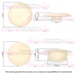 Ideal Standard Studio Echo Toilet Seat & Cover Buffer Set White EW02467