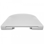 FixRite D-Line Short Fit Soft Close Toilet Seat & Cover White FR125200