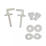 Duravit D-Code Toilet Seat Hinge Set 0063070094