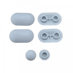 Villeroy & Boch Venticello Slim Toilet Seat and Cover Buffer Set Grey 92198600