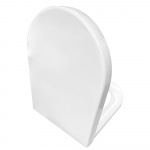 Vessini Opaz Soft Close Toilet Seat & Cover White VESW-05-7505