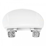 Choice Universal PRO Soft-Close Toilet Seat With Chrome Hinges CH.4100CL - Choice Of Colours