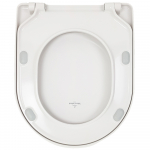 Villeroy & Boch Architectura Round Slimline Standard Close Toilet Seat & Cover White 9M706101