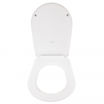 AXA Eva Soft Close Toilet Seat & Cover Gloss White AF8801