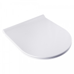 BagnoDesign Teatro Slim Soft Close Toilet Seat And Cover White BDS-TEA-331R-C-WH