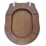 Hidra Ellade Soft Close Toilet Seat & Cover Walnut DZN
