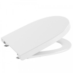 Roca Meridian-N Compact Supralit Soft Close Toilet Seat & Cover White A8012AC00B