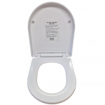 Rak Ceramics Resort Mini Soft Close Toilet Seat & Cover White RAKSEAT006