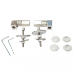 GSI Panorama/Traccia Soft Close Toilet Seat Hinge Set (Ver2) 2006002-G