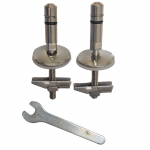 Ideal Standard Jasper Morrison Soft Close Toilet Seat Hinge Set Chrome EV220AA