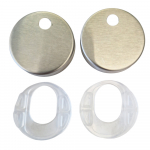 Villeroy & Boch Toilet Seat Hinge Cover Caps Set 92220500