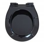 GSI Classic Soft Close Quick Release Toilet Seat & Cover Black MSC87CN20