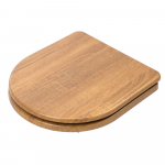 Choice Wooden D1 Soft Close Quick Release Toilet Seat & Cover Teak CH.506346