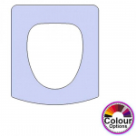 TC Bathrooms Central Standard Close Replacement Toilet Seat & Cover Lacquered Wood CH-TCB-CEN