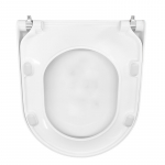 Pressalit 3 Soft Close With Lift-Off Top Fixing Toilet Seat & Cover White 684000-D77999