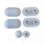 Geberit ONE Toilet Seat and Cover Buffer Set White 243.986.00.1