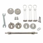 Pressalit Projecta D 879 Universal Institutional Hinge Set (Top Fix)- DC7999