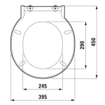 Laufen Val Soft Close Quick Release Toilet Seat & Cover White H8942810000001
