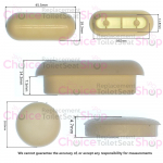 Duravit Durastyle Toilet Seat Buffer Set 1004210000