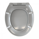 EuroShowers Rainbow Soft Close Toilet Seat & Cover Light Grey 84320