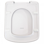 Twyford E100 Square Quick Release Soft Close Toilet Seat E17858WH