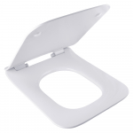 BagnoDesign Zephyr Slim Soft Close Toilet Seat And Cover White BDS-ZEP-330S-C-WH