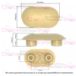 Pressalit Calmo 556 Toilet Seat Buffer Grey (Single) A4001