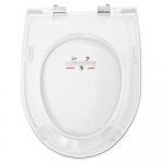 Esedra Bull Soft Close Toilet Seat & Cover White S031T010151