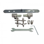 Ideal Standard Washpoint Soft Close Toilet Seat Hinge Set (Pre Jan 2011) Chrome R6436AA