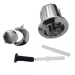 Roca Senso Compact Dual Flush Push Button Chrome D2D Crescent Moon AH0001800R