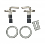Villeroy & Boch Stratos Standard Close Toilet Seat Hinge Set 99450161