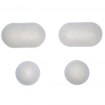 Villeroy & Boch Editionals Toilet Seat and Cover Buffer Set Grey 92208200