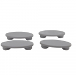 Imex Ceramics Arco Toilet Seat Only  Buffer Set Grey SLIMSEATBUFFER