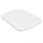 Geberit Selnova Square Standard Close Bottom Fix Toilet Seat & Cover White 500.332.01.1