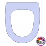 Europa Sangral Soft Close Replacement Toilet Seat & Cover Lacquered Wood CHSC-EUR-SAN