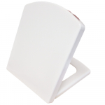 Pura Dekka Soft Close Toilet Seat & Cover With Quick Release White S1060SCQR