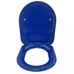 Euroshowers Rainbow D One Soft Close Quick Release Toilet Set & Cover Blue 86514