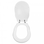 Hidra Ellade Standard Close Toilet Seat & Cover Polyester Resin Colour Option S364P06/I