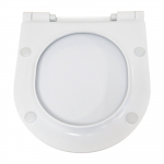 Saneux Jones Mini Slim Soft Close Seat & Cover White MS76SN11