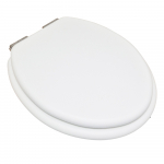 Heritage Bathrooms Soft Close Quick Release Toilet Seat & Cover Chantilly With Brushed Nickel Hinges TSCHA103SC