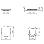 Armitage Shanks Edit R Compact Soft Close Quick Release Toilet Seat & Cover White S079701