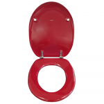 Pressalit Dania Standard Close Toilet Seat & Cover Red With Stability Buffers R37035-D92999
