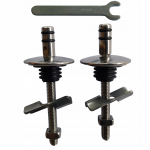 Cersanit Metropolitan Soft Close Toilet Seat Hinges and Fixings Set K99-0239