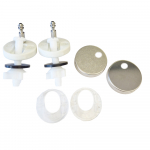 Duravit D -Code 0062090096 Elongated Toilet Seat Hinge Set 0061571000